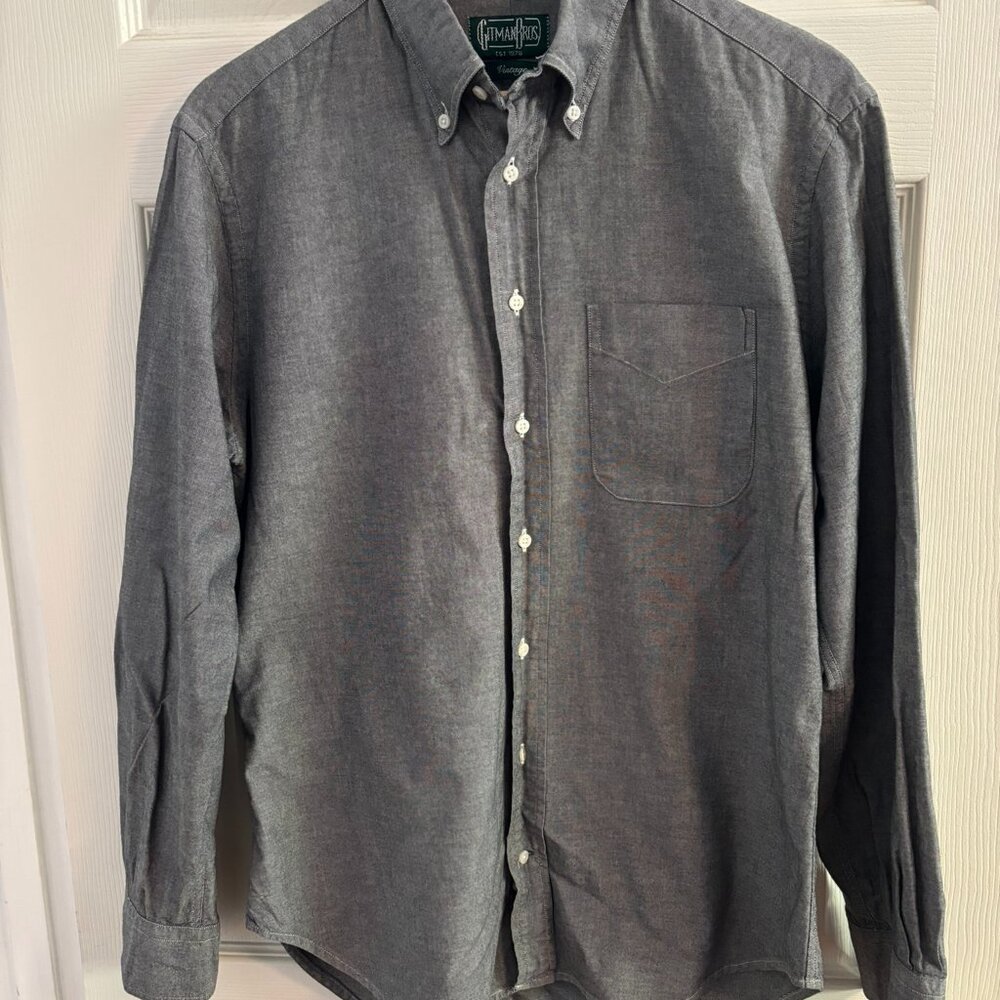 Gitman Bros Vintage Grey Chambray